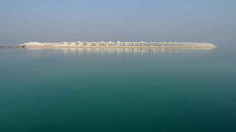 Atolls during the day